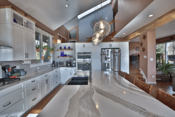 Bright and Timeless White Kitchen by VKB Kitchen & Bath